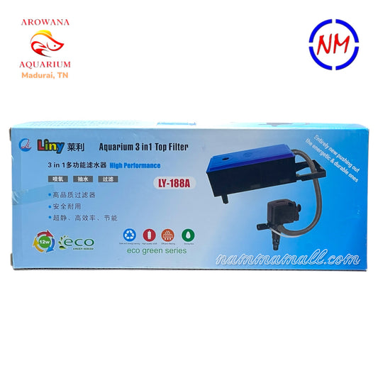 LY 188A Liny Aquarium Top Filter - 12W