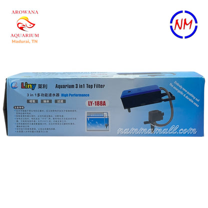 LY 188A Liny Aquarium Top Filter - 12W