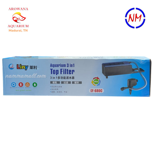 LY 680C Liny Aquarium Top Filter - 25W