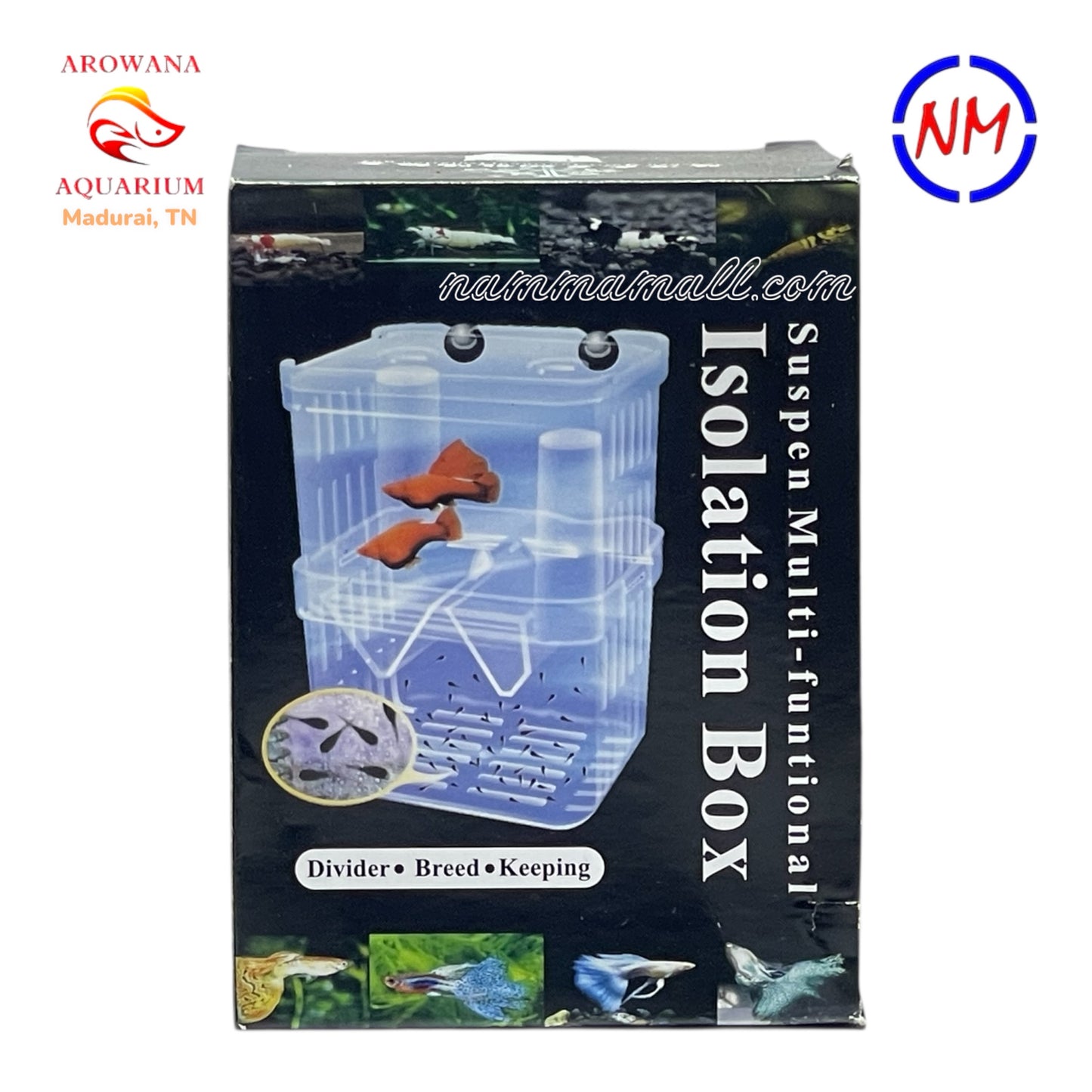 WW32101 - Hang On Style - Multi Functional Aquarium Isolation Box - Guppy Breeding Box - Fish Fries Hatching & Preserving Unit
