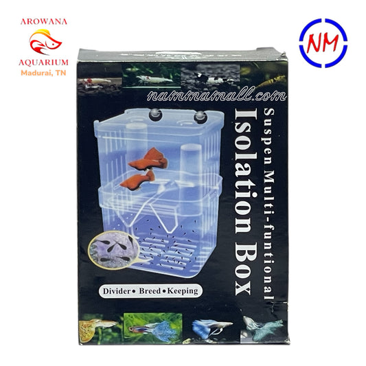 WW32101 - Hang On Style - Multi Functional Aquarium Isolation Box - Guppy Breeding Box - Fish Fries Hatching & Preserving Unit