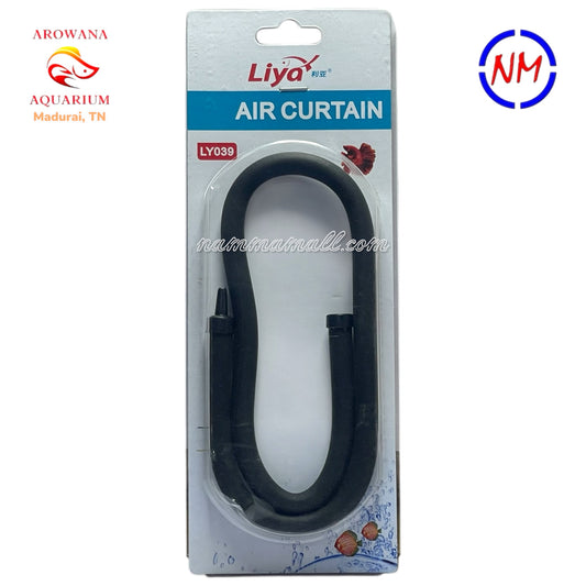 LY 039 - Liya 24" Air Curtain - Flexible Aquarium Air Stone - Aquarium Air Bubbler Curved, Round, Straight