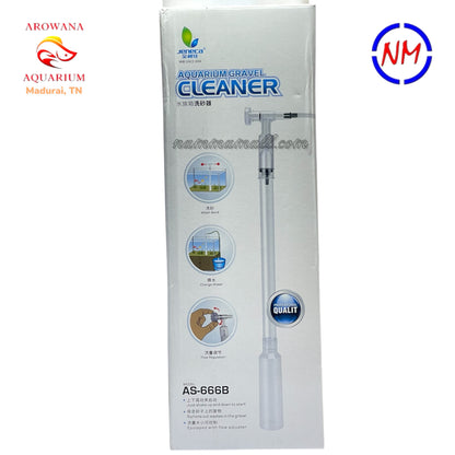 AS 666B - Jeneca Aquarium Gravel Cleaner - Syphon Pump for Dust Removal in Tank - High Pressure Gravel Pump